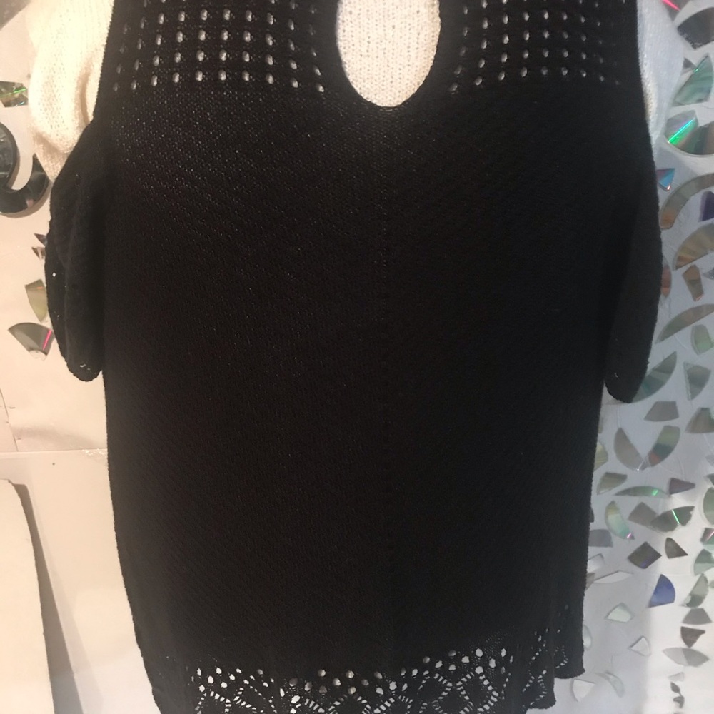 Crochet knit top